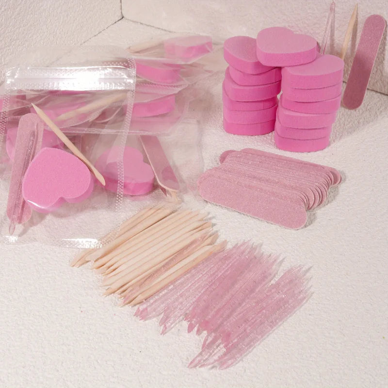 Disposable Nail Manicure Kits 10-15 Set with 4-in-1 Nail Tools, Individually Packaged