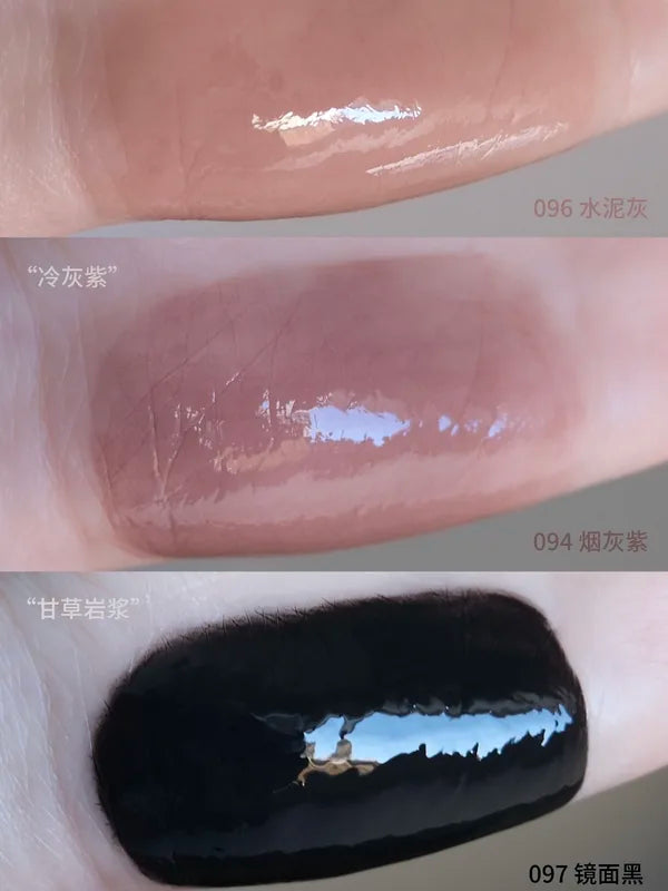 Gothic Lip Gloss Set with Glitter & Metallic Finish - Dual Color Lipstick