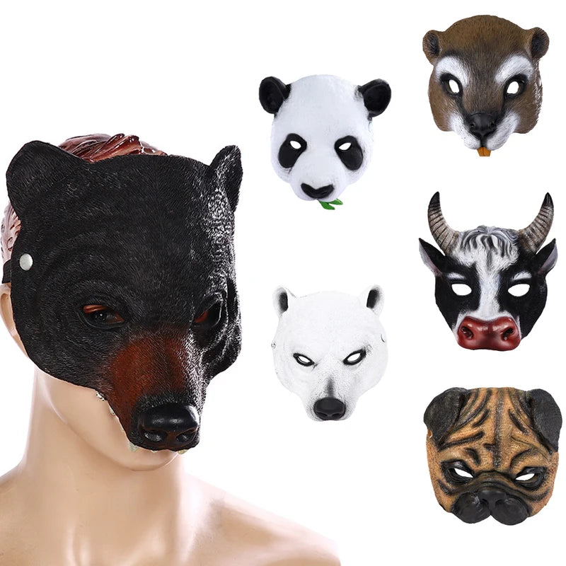 Halloween Animal Mask Collection Cosplay Mask for Carnival Party & Masquerade