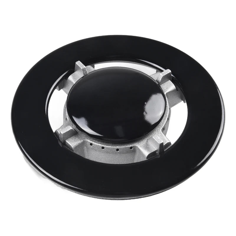 Gas Stove Burner Cover Set for Sabaf Range - Flame Diffusers & Crown Caps