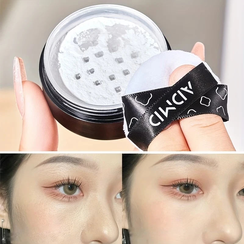 Lightweight Waterproof Face Powder - Sweat-Resistant Natural Makeup Finish