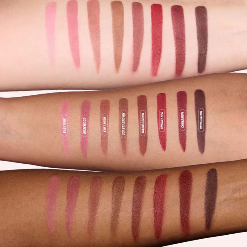 Waterproof Lip Liner Pencil - Matte, Non-Stick, Long-Lasting Lip Contour Pen for Women