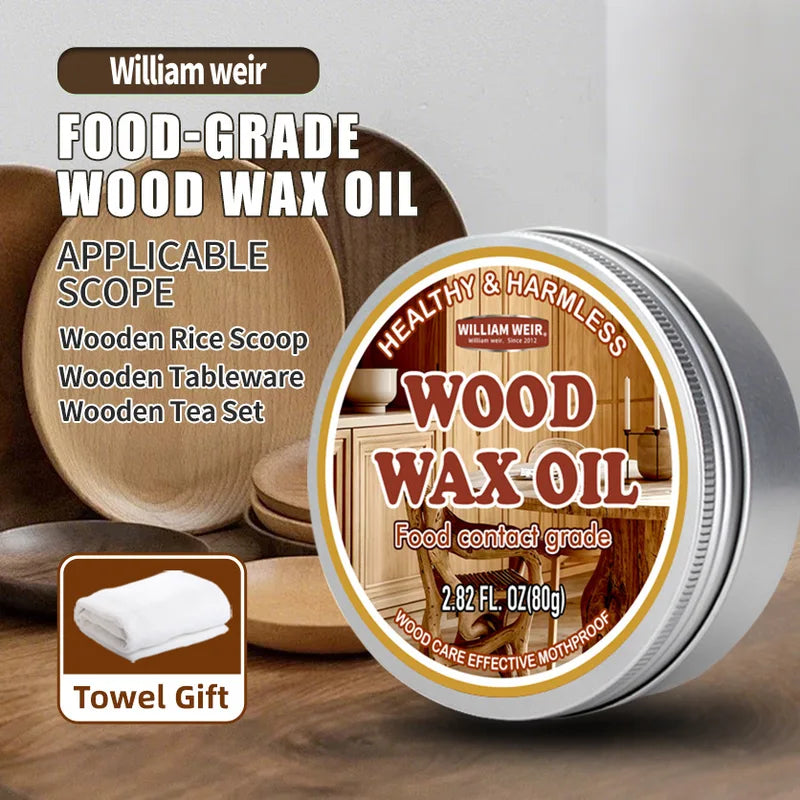 Wood Wax Oil Food Grade Beeswax Furniture Polish & Maintenance