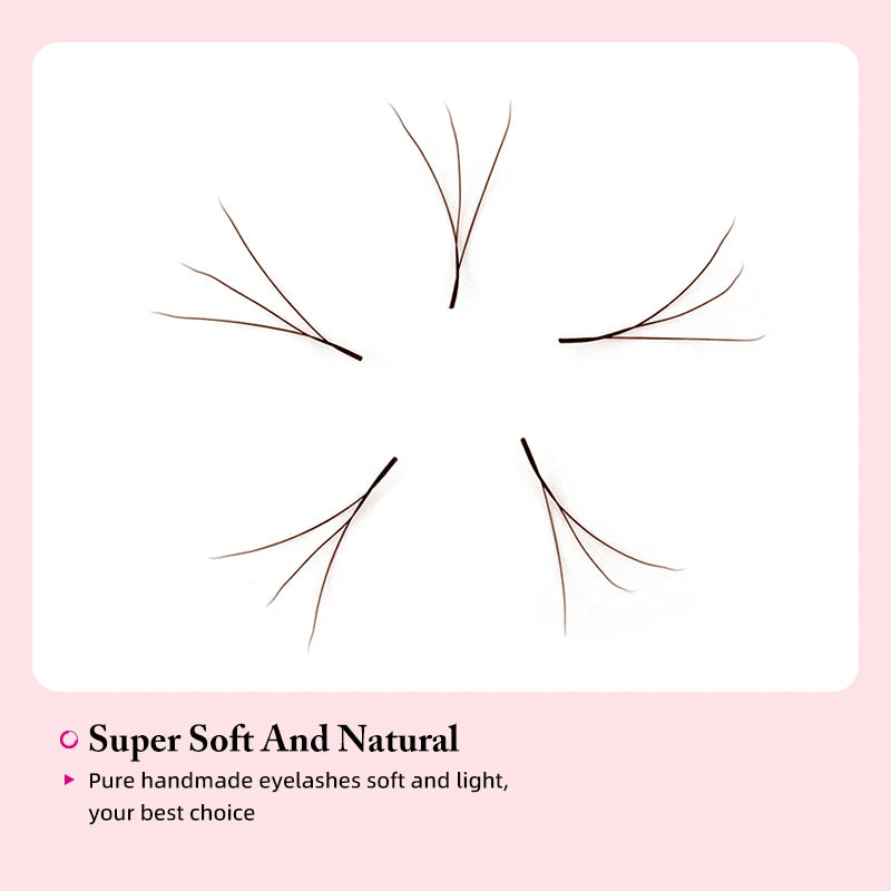 Eyelash Extension Fans 8-15mm C/D Curl Premade Faux Mink Lashes for Professional Makeup