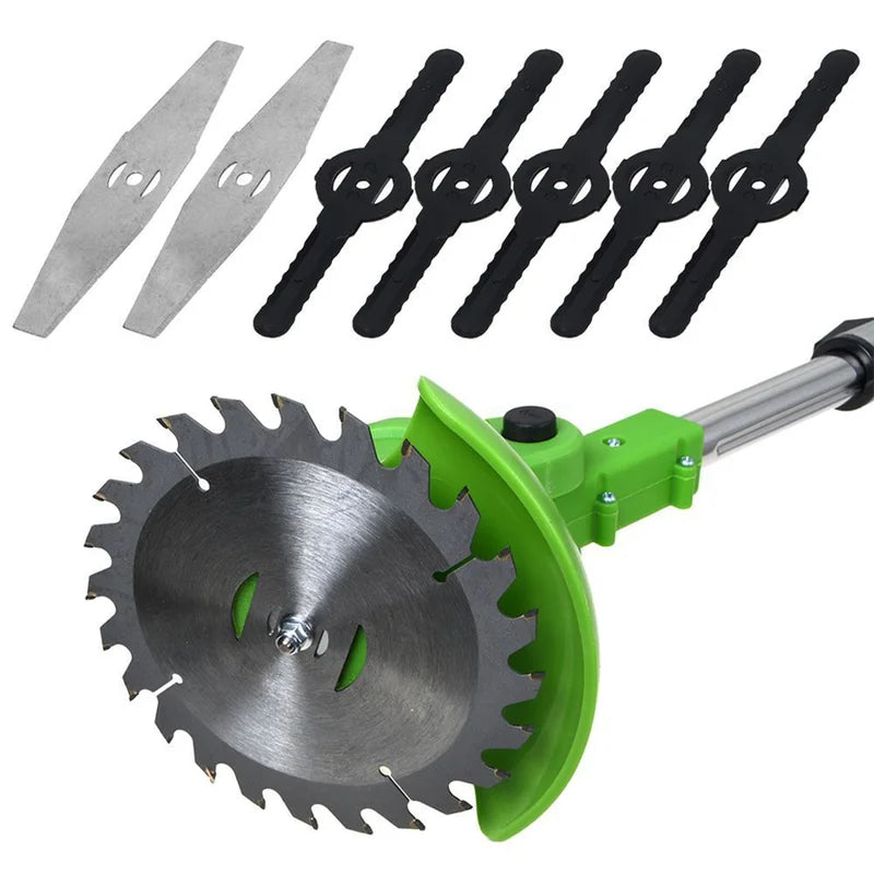 Cordless Weed Trimmer with 2 Batteries, 2-in-1 Grass Cutter and Edger