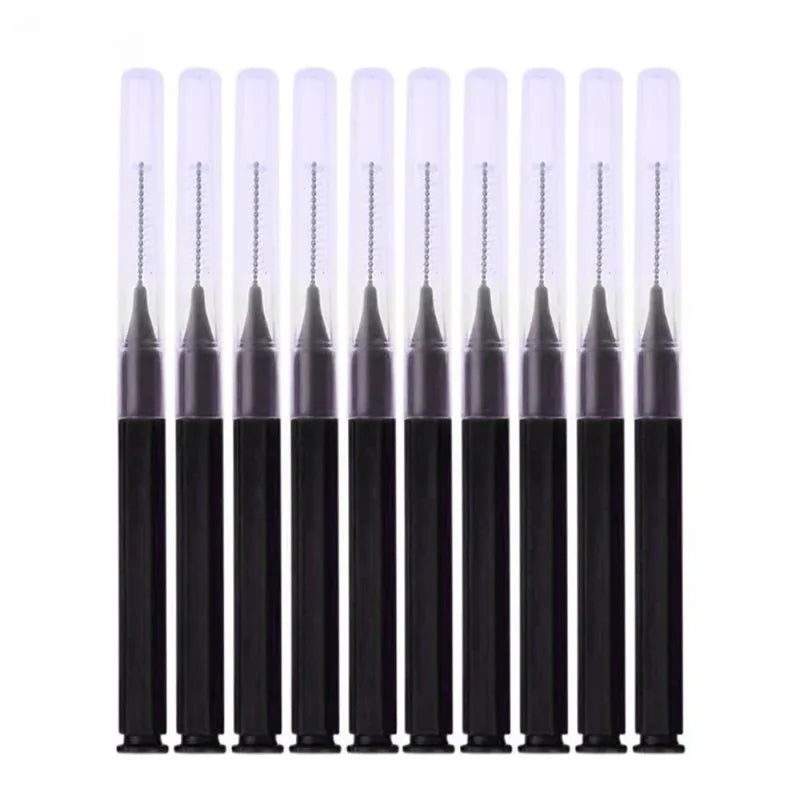 Mini Eyebrow and Eyelash Brush Set - Disposable Micro Applicators for Brows and Lashes