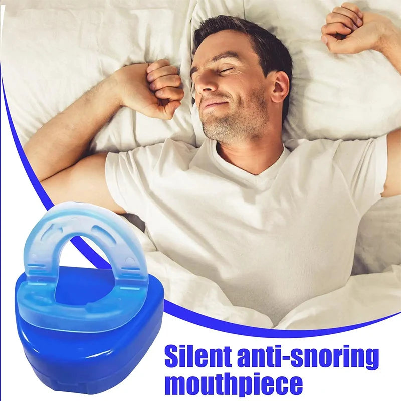 Universal Anti Snoring Mouthpiece Dental Guard with Double Layered Design for Teeth Grinding & Tongue Biting