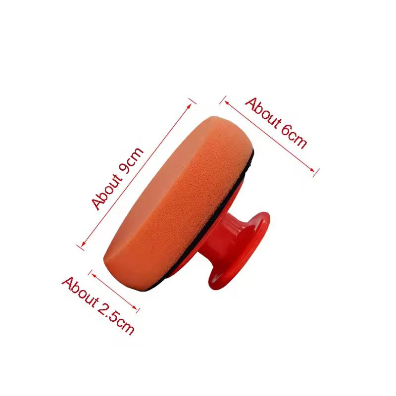 Car Waxing Handle Polishing Sponge Kit Car Cleaning Accessories