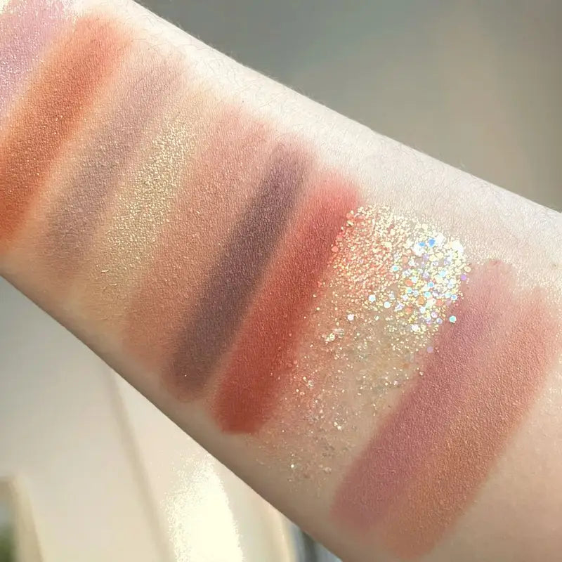 26-Color Eyeshadow Palette with Highlighters & Blush - Long Lasting Matte Makeup Kit
