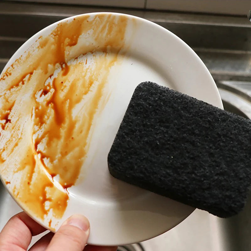 5-Pack Seaweed Kitchen Cleaning Sponges Non-Stick Oil Wiping Dishcloths Reusable