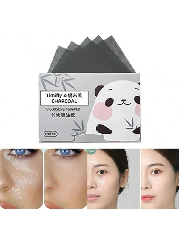 Face Blotting Paper Oil Control 100Pcs Facial Oil Absorbing Soft Tissues