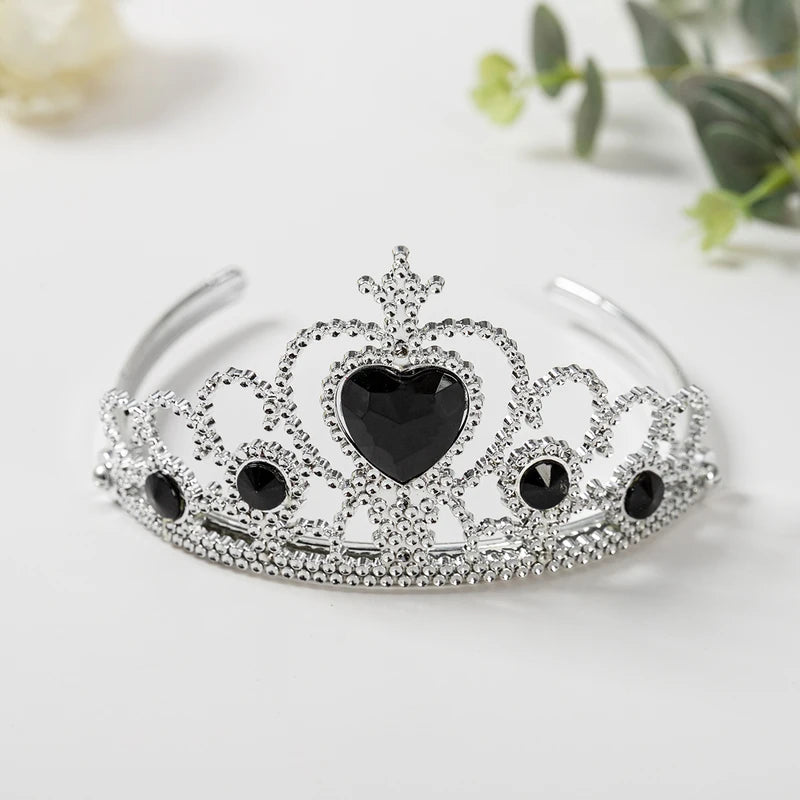 Princess Crown Hairbands for Girls Heart Tiara Headbands Hair Accessories