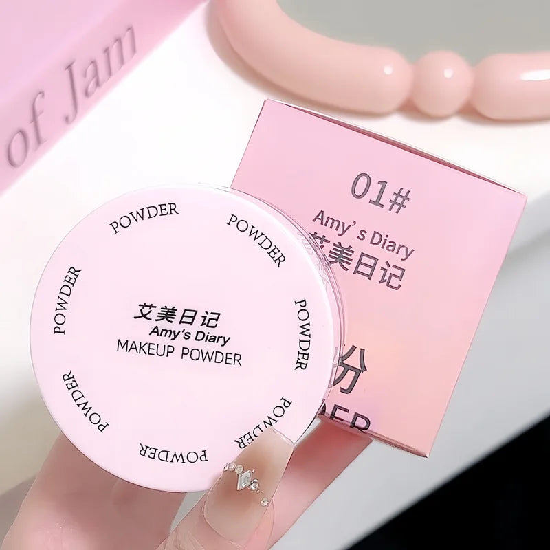 Loose Setting Face Powder - Matte Finish, Oil Control, Brightening, 12g - Transparent or Natural Shades