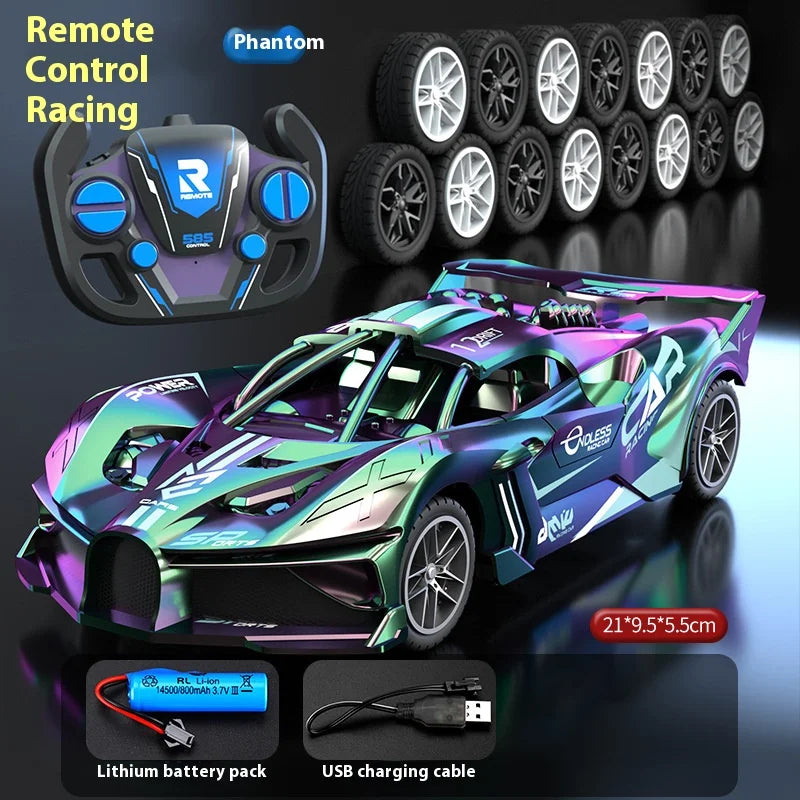 High Speed Off-Road RC Car Toy Drift Racing Vehicle for Kids - Multiple Colors