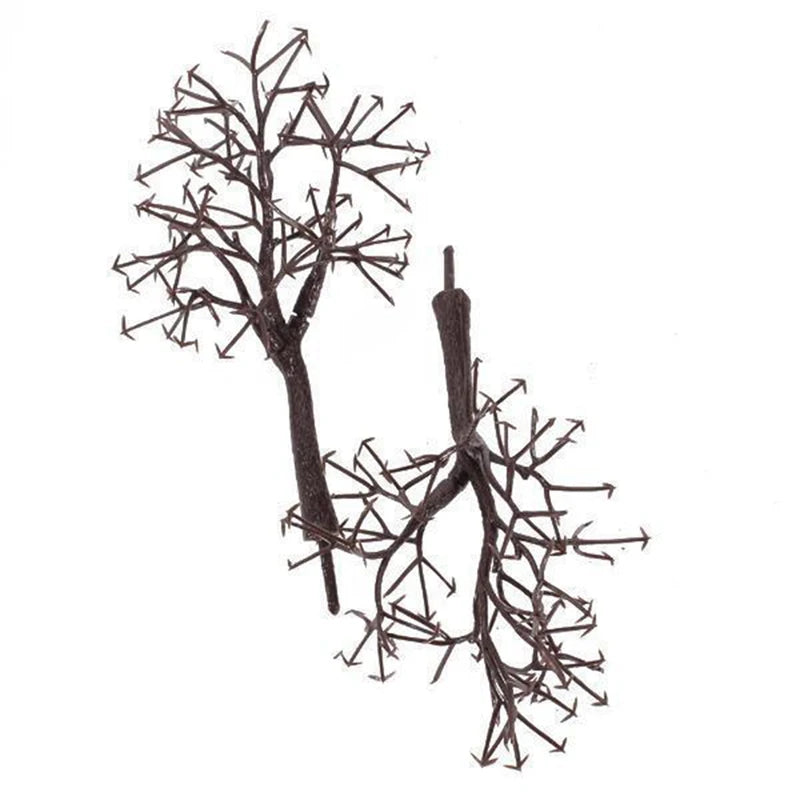 10pcs 12cm Model Bare Tree Trunks for Landscape Scenery DIY Train Layouts