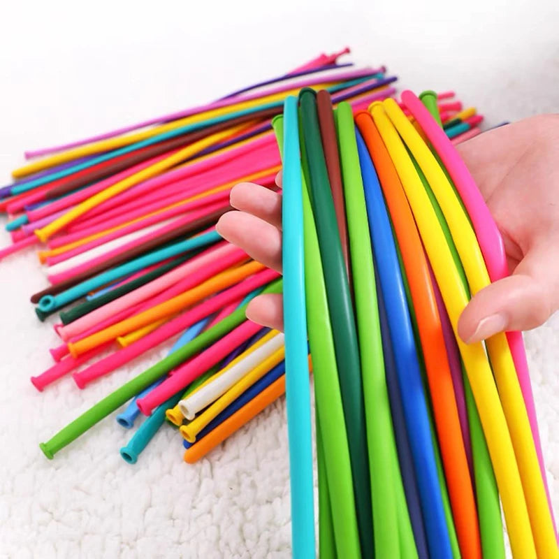 50/100pcs Latex Spiral & Round Balloons for Party Wedding Festival Decorations