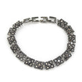 Vintage Turkish Fatima Bracelet for Women Bohemia Evil Eye Charm Silver Jewelry