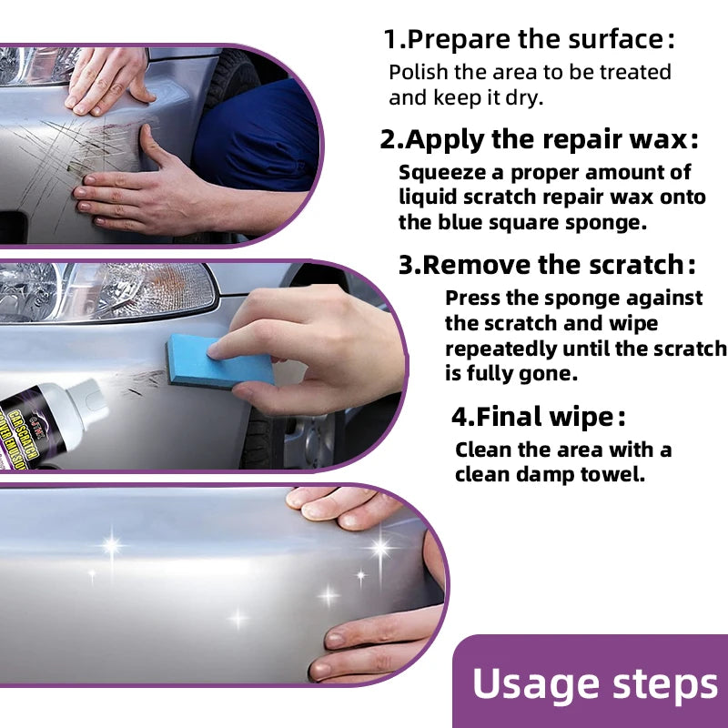 Car Scratch Remover Kit - Paint Care & Scratch Repair Polishing Tool