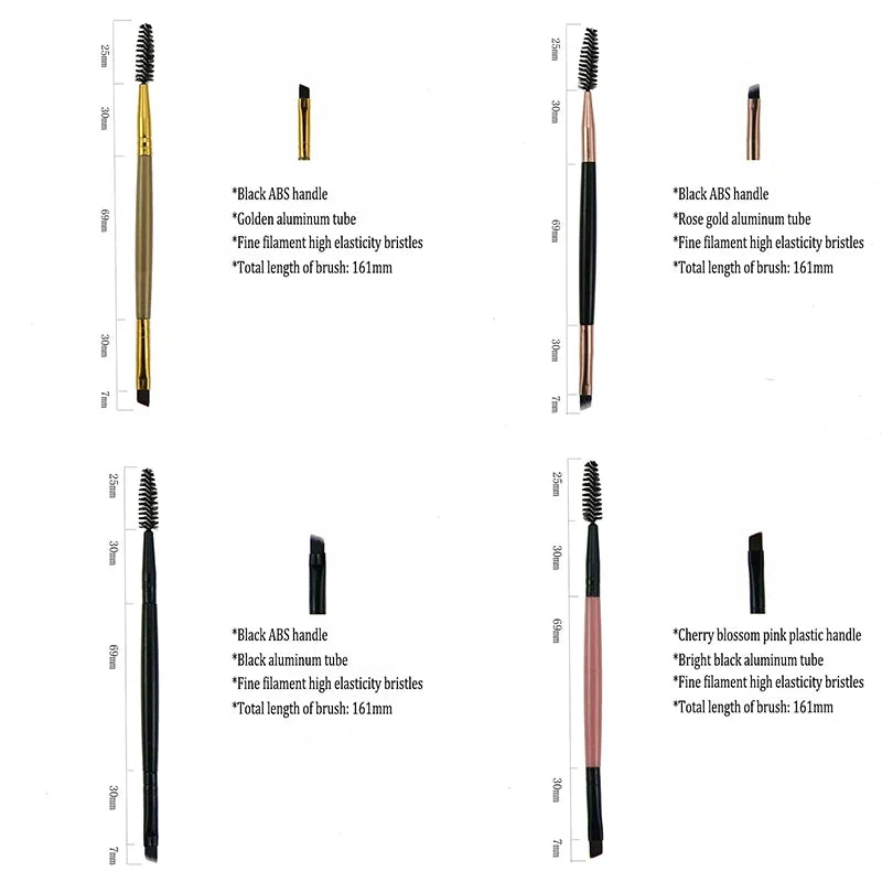 Professional Eyebrow & Eyeliner Makeup Brush Set - Microbrashi & Concealer Tools