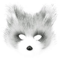 Faux Fur Animal Mask for Cosplay & Halloween - Cat, Fox, Bunny Styles