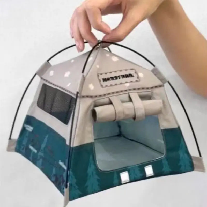 Miniature Camping Tent Model Decoration for Dollhouse & Photo Props - 12 Scale