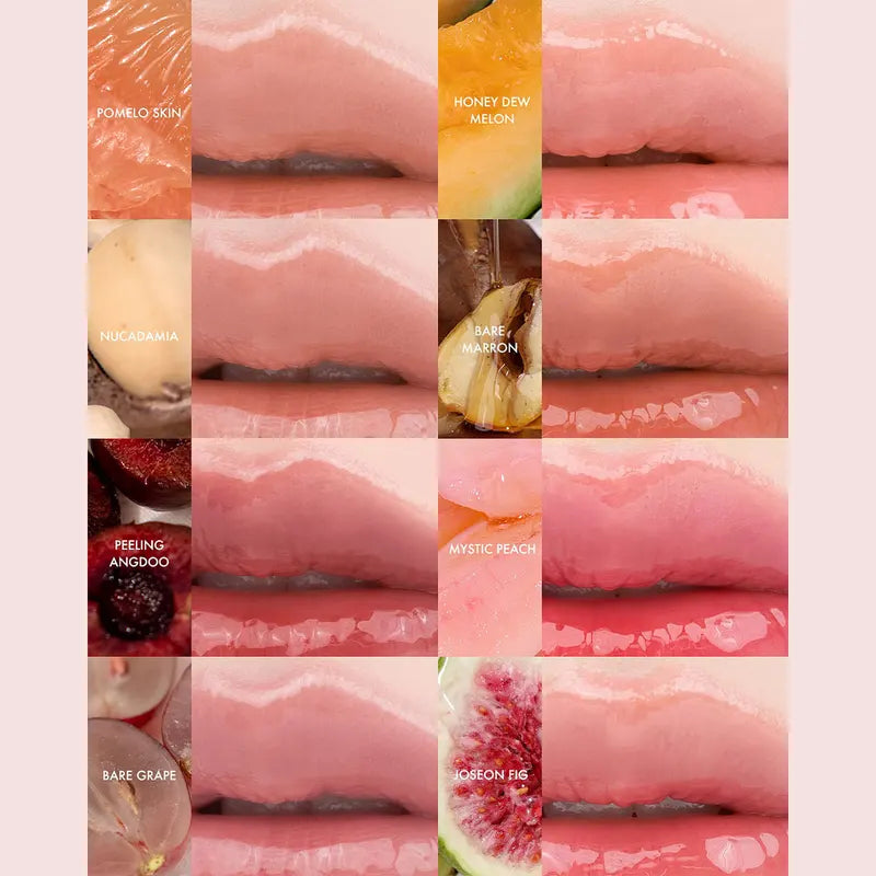 Lip Gloss Set with 11 Vibrant Shades - Hydrating, Non-Sticky, Water-Light Finish