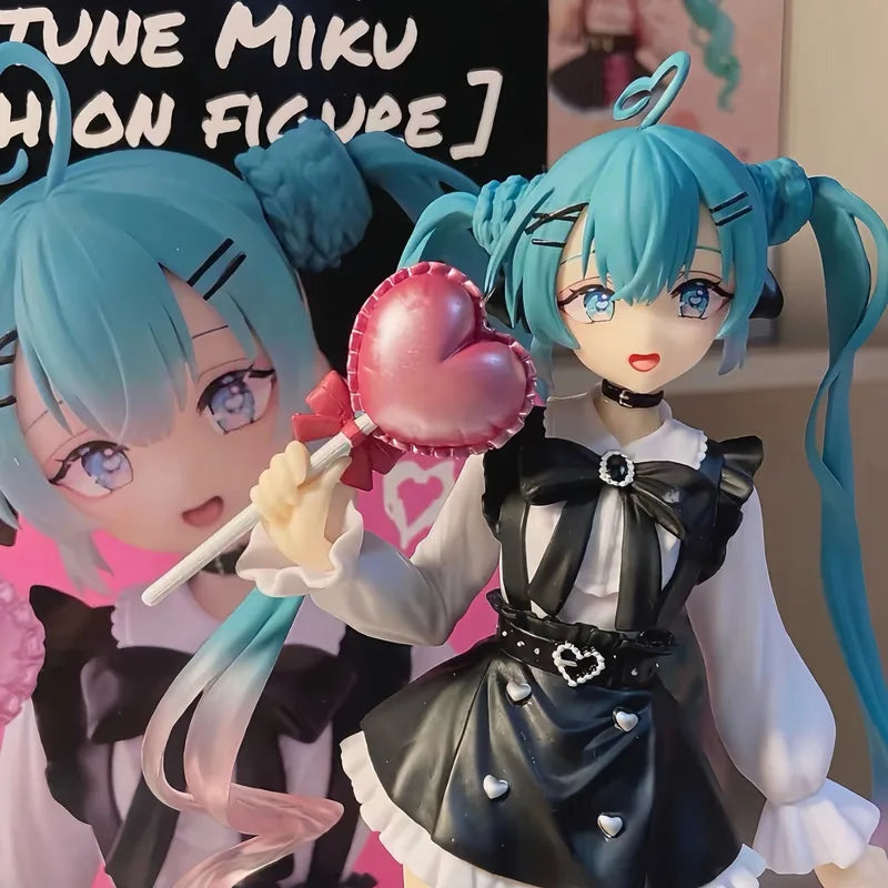Anime Girl Action Figure with Kawaii Hatsune Miku Style Collectible PVC Doll - Multiple Colors