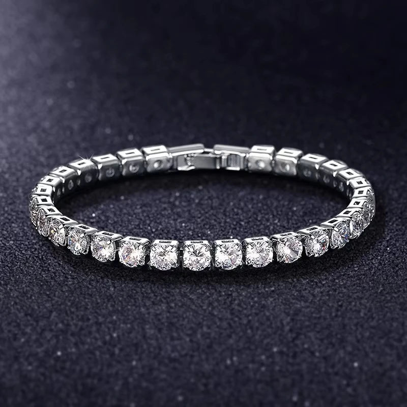 Luxury Gold & Silver Color Princess Bracelet for Women Anniversary Gift Jewelry