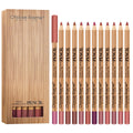 Matte Lip Liner Pencil Set - Waterproof & Long-Lasting Lip Makeup Kit