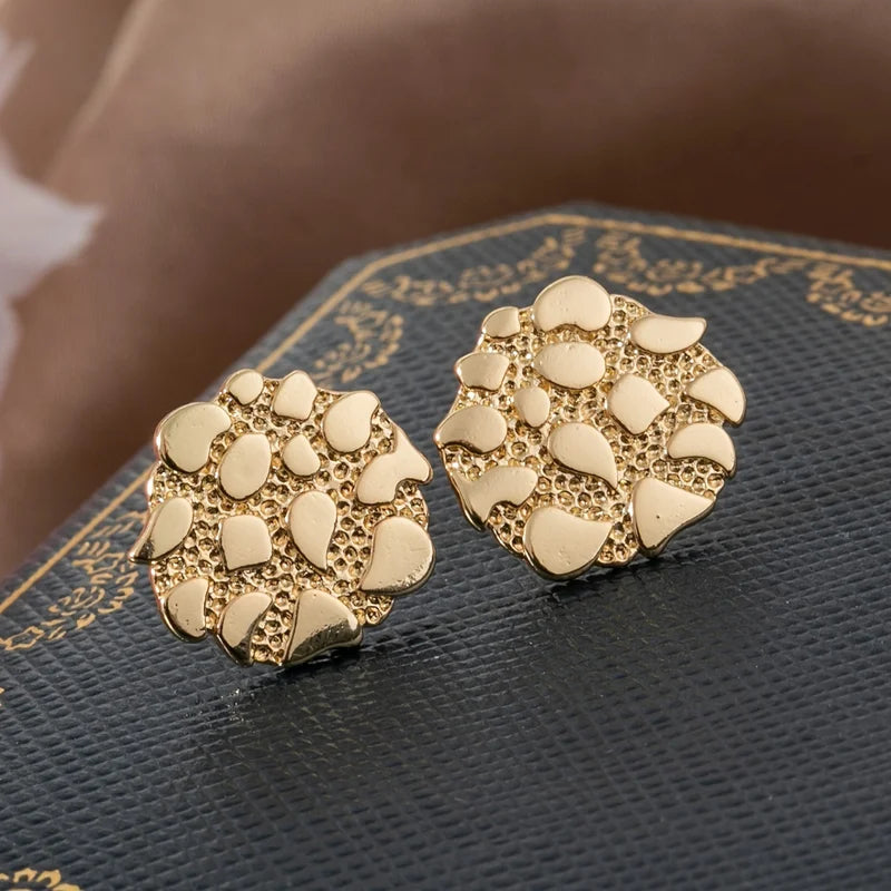 Luxury Geometric Earrings for Women Wedding Engagement Party Jewelry