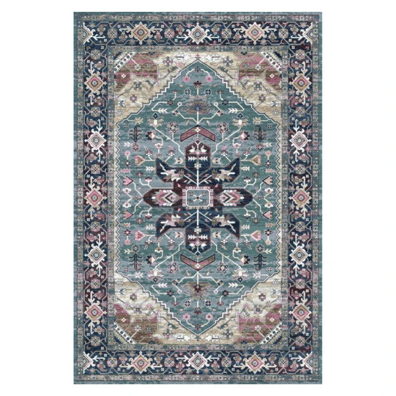 Moroccan Style Plush Rug - Home Decor Lounge Carpet for Living Room & Bedroom