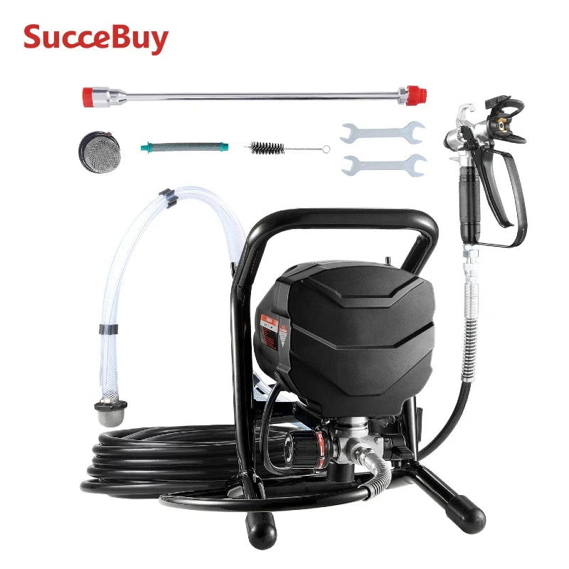 Stand Airless Paint Sprayer 650W 3000 PSI Electric Paint Machine with Extension Rod