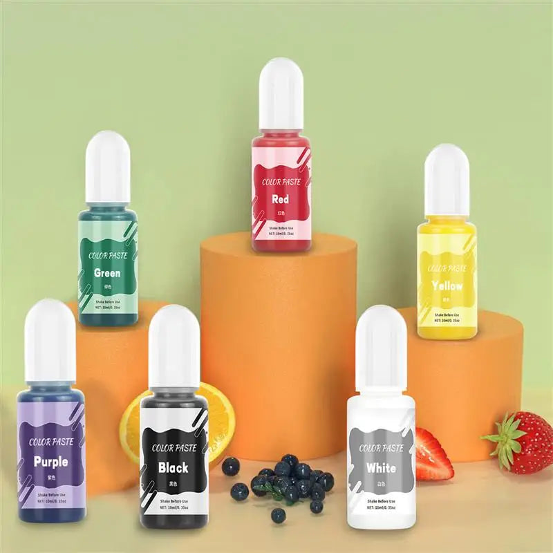 High Concentration Water-Based Color Paste for Resin & Gypsum - 10ml