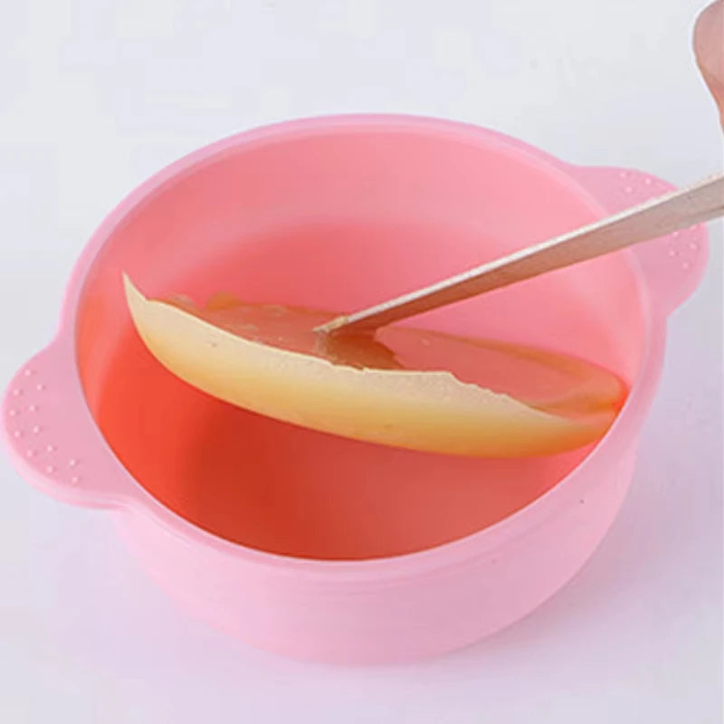 Foldable Silicone Wax Heater Kit for Body Hair Removal with 400cc Pot