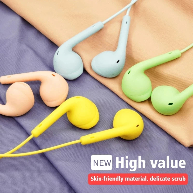 Wireless In-Ear Earphones with Noise Cancellation, Microphone, 3.5mm Jack - Multiple Colors