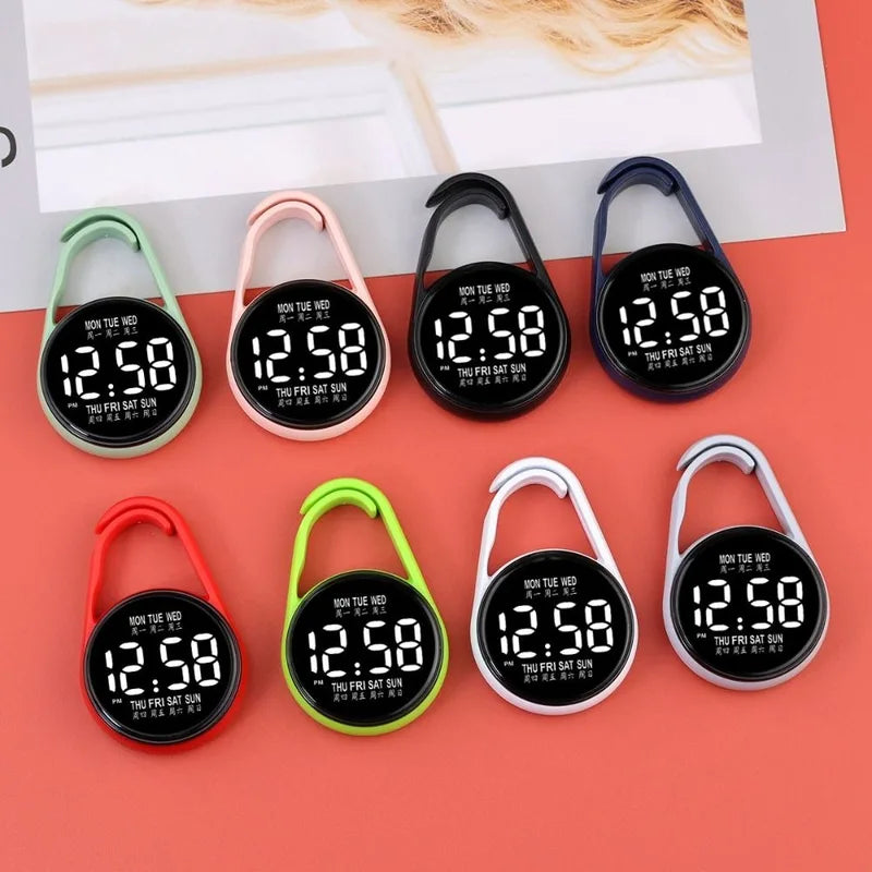 Digital Hanging Pocket Watch Waterproof Luminous Electronic Watch