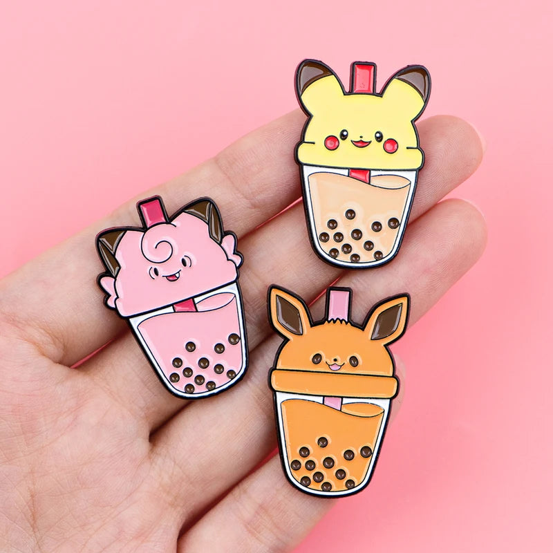 4-13pcs Cute Duck Enamel Pin Cartoon Animal Brooch Set Fashion Lapel Badge Jewelry Gift
