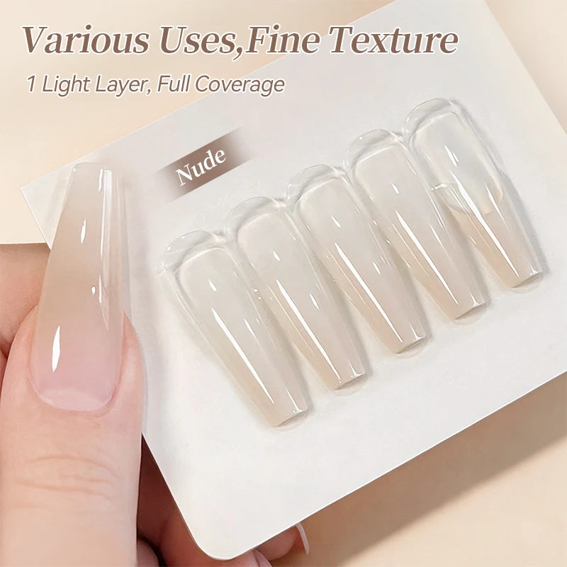 Nude Gel Nail Polish 5ml - Semi-Permanent Gradient UV & LED Nail Art