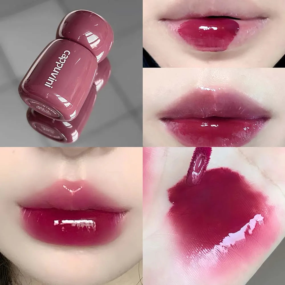 Matte & Mirror Liquid Lipstick Set - 12 Long-Lasting Lip Gloss Colors