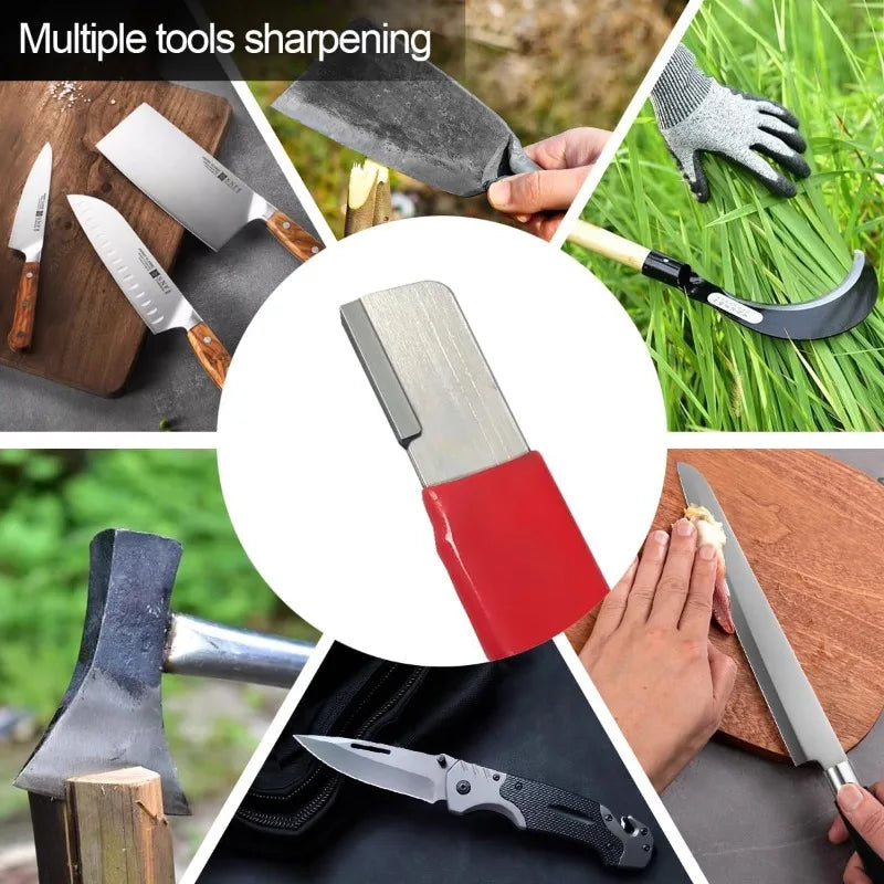 Manual Knife Sharpener Alloy Steel Portable Kitchen & Garden Tool - Multiple Colors