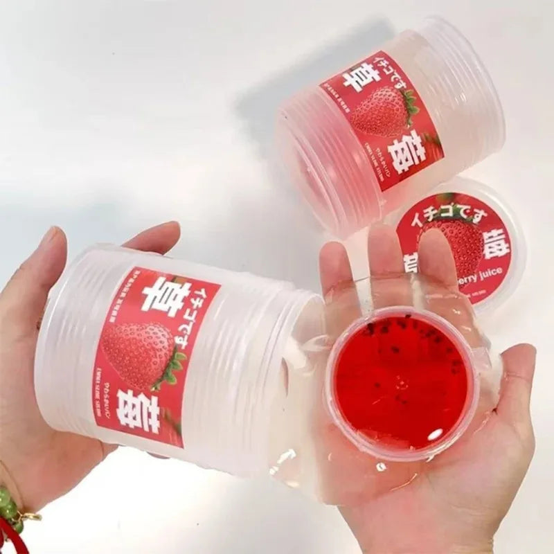 300ml Clear Water Slime with Grape Scent - Sensory Fidget Toy Stress Relief
