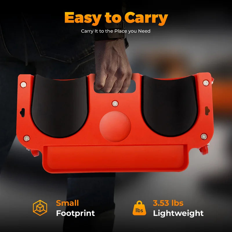 Rolling Knee Pad with 5 Wheels, Knee Protection for Construction & Gardening