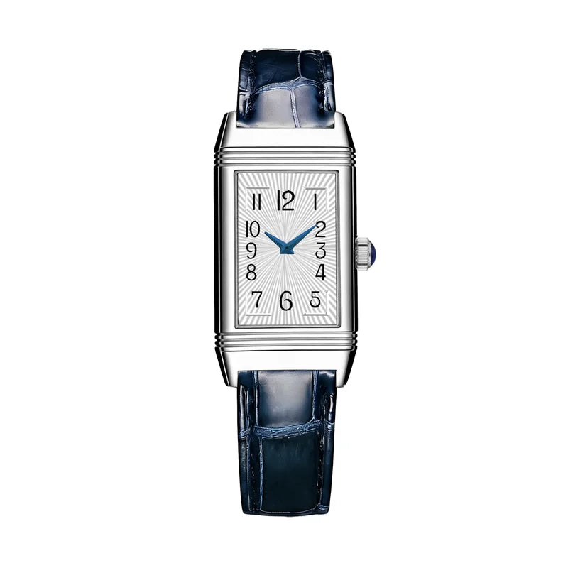 Vintage Quartz Wristwatch with Leather Strap Waterproof Light Luxury
