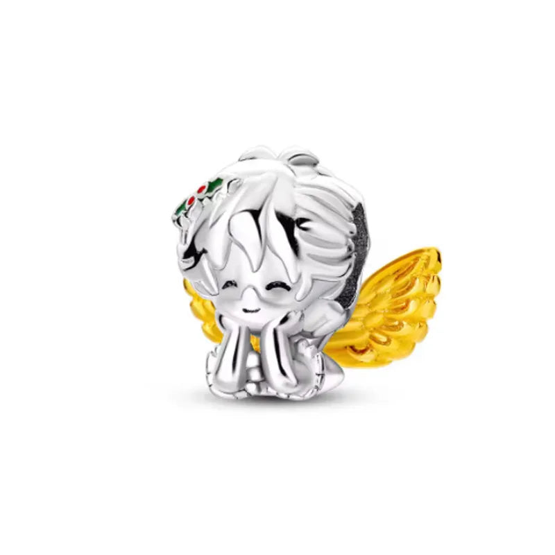 Angel Wings Cross Pendant Charm for Women - Jewelry Gift, Bracelet Decoration
