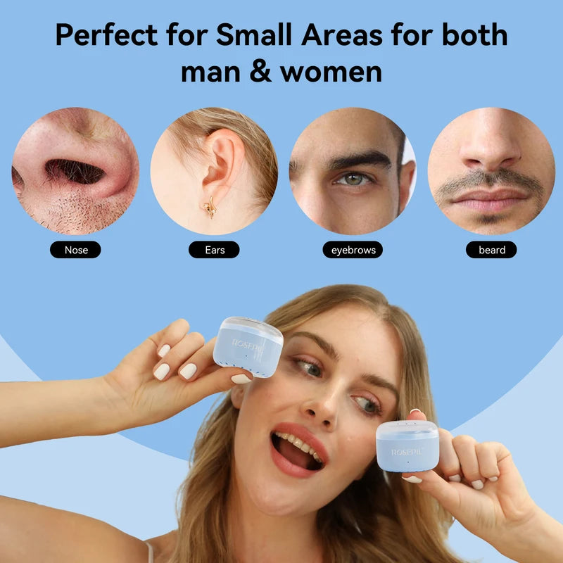 Mini Portable Wax Warmer Kit for Facial and Small Area Hair Removal