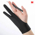 Two-Finger Hand Painting Gloves for Digital Art and Touch Screens - Anti-Fouling, Elastic Fabric