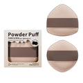 Double-Sided Makeup Sponge Set - Soft Foundation Blender for Wet & Dry Use
