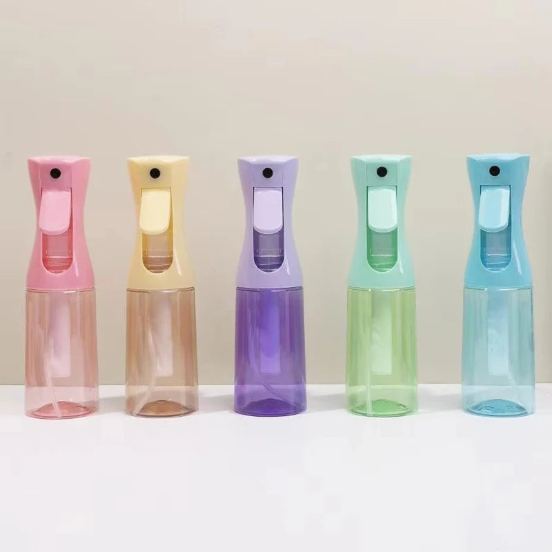 Portable Spray Bottle 200/300ML Continuous Mist Reusable for Beauty & Plant Watering