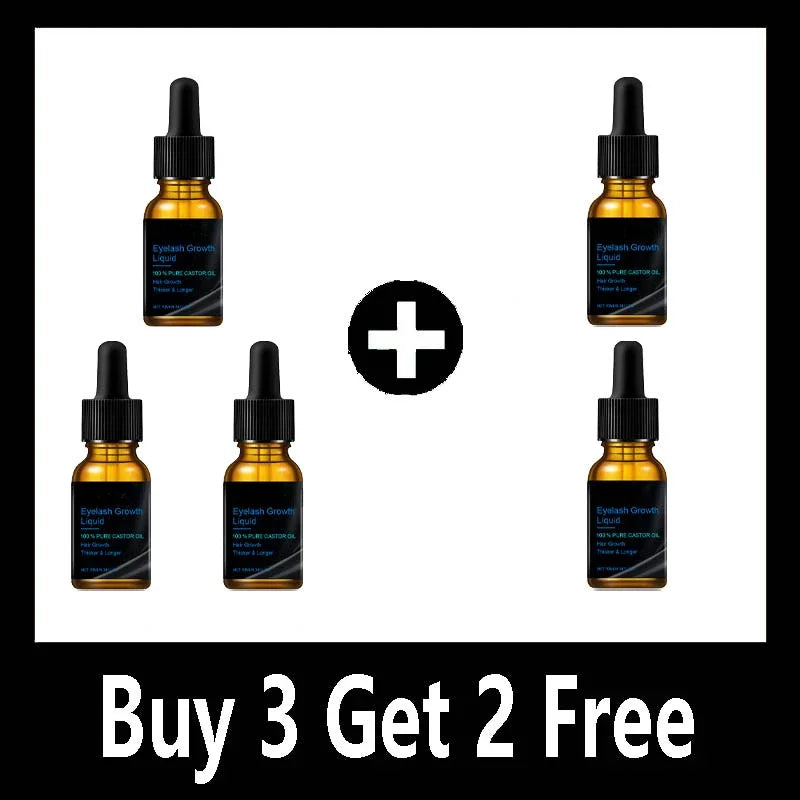 Eyelash Growth Serum Lengthen & Thicken Natural Curl Lash Enhancer 7Days