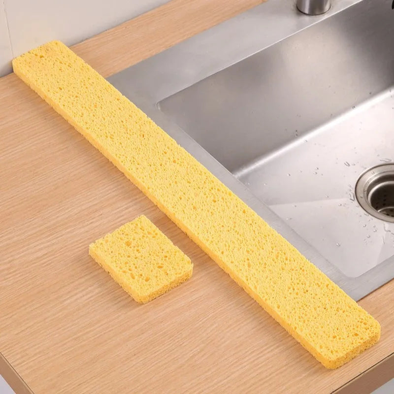 59cm Absorbent Wood Pulp Cotton Sink Sponge Pad - Cuttable Water Stopper